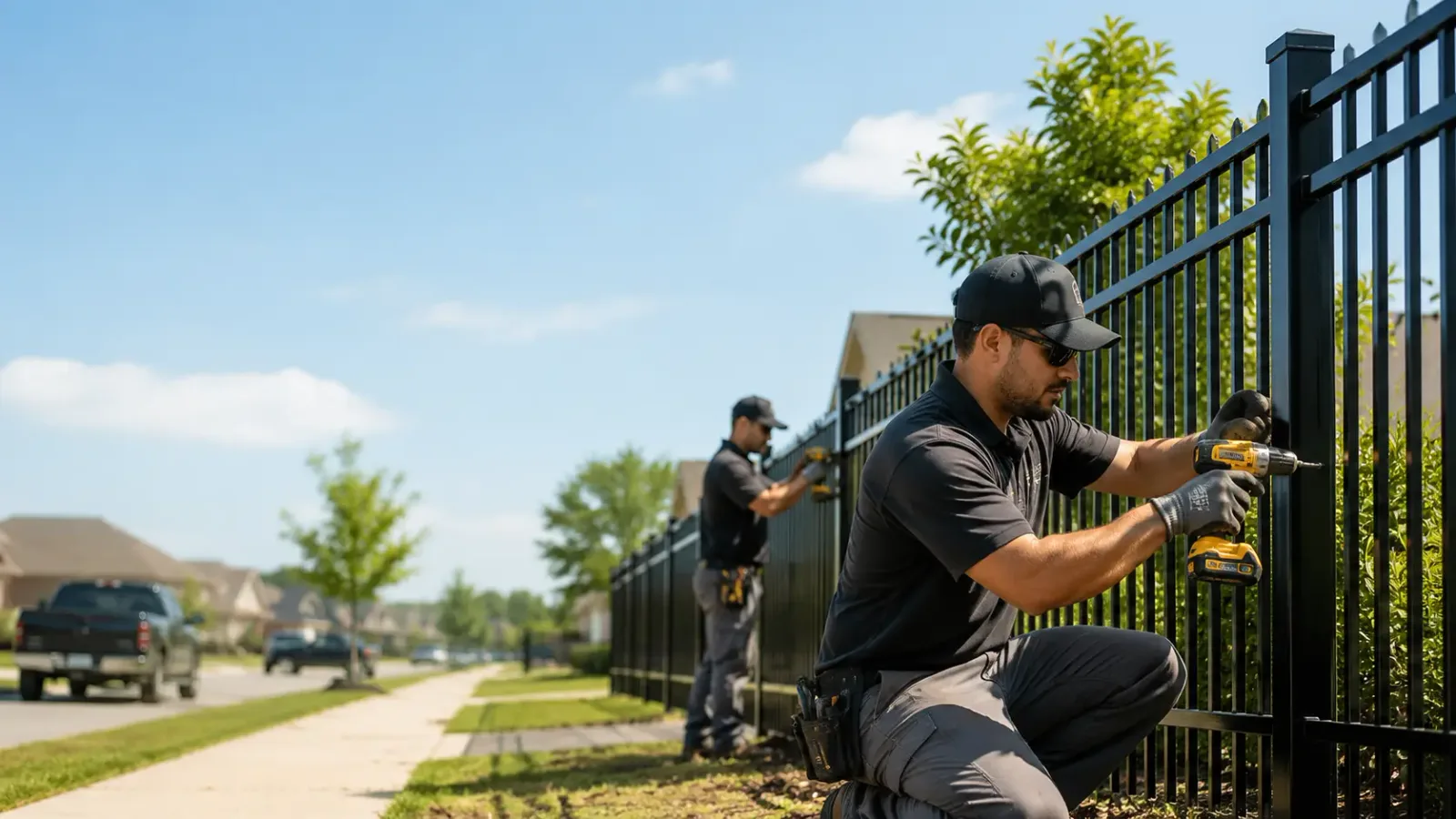 Metal Fence Installation in East Hampton, NY